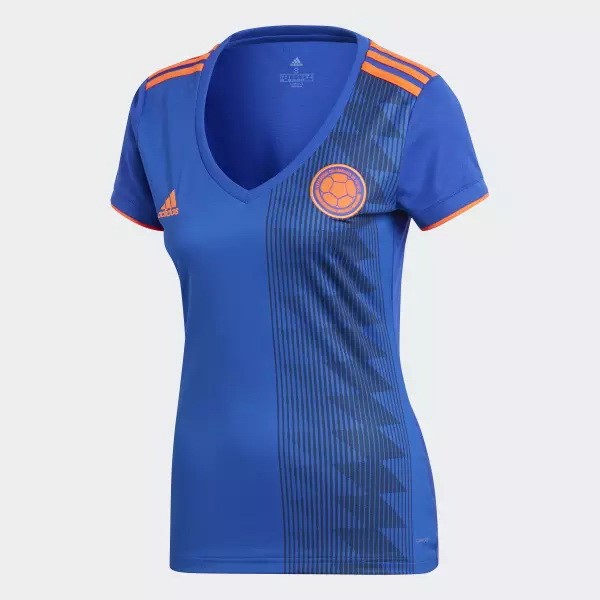 Maillot Football Columbia Exterieur Femme 2018 Bleu